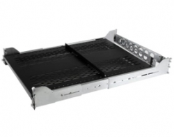 Startech 2u Vented Sliding Rack Shelf W Cable Management Arm & Adjustable Mounting Depth - 200lbs