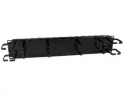 Startech 2u Double-sided Horizontal Cable Management Panel With Finger Duct & D-ring Hooks Rack