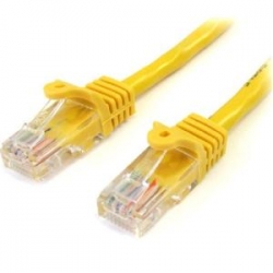 Startech Y3 M Yellow Cat5e Snagless Rj45 Utp Patch Cable - 3m Patch Cord - Ethernet Patch Cable