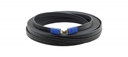Kramer FLAT HDMI 1.4 WITH ETHERNET MALE TO MALE CABLE 15FT 97-01014015