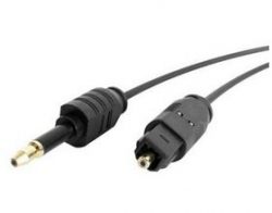 Startech 6ft Toslink To Mini Digital Optical Spdif Audio Cable Thintosmin6