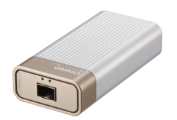 Qnap Single Port Thunderbolt3 To Single Port 10gbe Sfp+ Adapter Bus Powered Qna-t310g1s