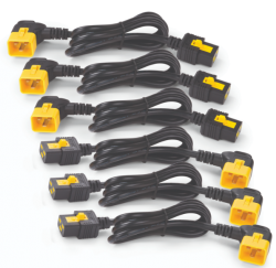 APC POWER CORD KIT (6 EA) LOCKING C19 TO C20 (90 DEGREE) 0.6M Ap8712R