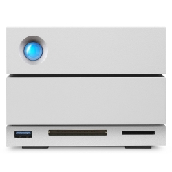 Lacie 2big Dock 8tb Thunderbolt3 Usb3.0 Usb-c Display Port Card Reader 5yr Stgb8000400