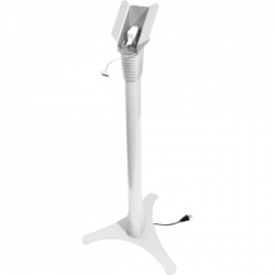 Compulocks Ipad Adjustable Stand With Space Enclosure White 147w224senw