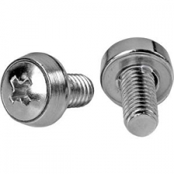 Startech M6 Mounting Screws - 100 Pack Cabscrewsm62