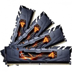 G.skill Ripjaws 4 Ddr4 2400 Mhz 32gb Kit 4x8gb 15-15-15-35 1.2v Pc4-19200 Black F4-2400c15q-32grk