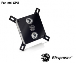 Bitspower Starter Kit Intel Cpu Water Block - Pump - 100mm Reservoir - 240mm Slim Radiator - Fittings - Drain Port Option - 16mm Tube/matt Black Colour Bp-skit-16mm-mb