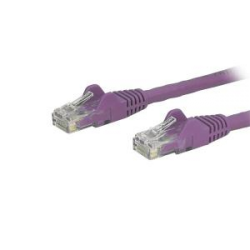 Startech 7m Purple Cat6 Ethernet Patch Cable With Snagless Rj45 Connectors N6patc7mpl