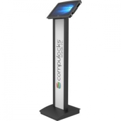 Compulocks Secure Space Enclosure With Brandme Floor Stand For Galaxy Tab Pro S/surface Pro 3/pro