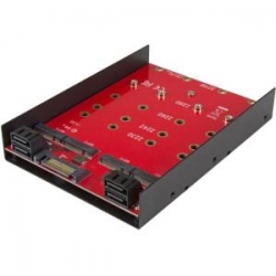 Startech 4x M.2 Sata Mounting Adapter For 3.5in Drive Bay - 4-drive Ngff To Adapter Adapter - Mount 35S24M2NGFF