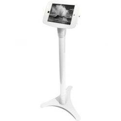 Compulocks Secure Space Enclosure & Adjustable Floor Stand For Ipad Pro 10.5in - White 147w275senw