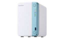 Qnap Ts-251D-2G 2-Bay Nas Intel Celeron J4005 2.0Ghz Dual Core (Up To 2.70Ghz) 2Gb Ddr4 Sodimm Ram (1X2Gb 2 Dimm Slots Max 8Gb Total) 2Yr Wty (Ts-251D-2G)
