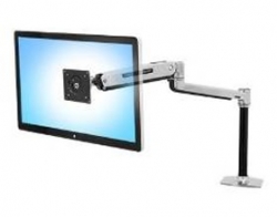 Ergotron Lx Sit Stand Desk Mount Lcd Arm Polished 45-360-026