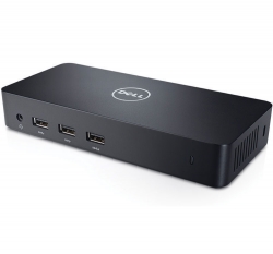 Dell D3100 Ultra HD 4K USB 3.0 Port Replicator, Supports Up To 3 Additional Monitors And More 452-11714