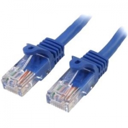 Startech 10m Blue Cat5e Ethernet Patch Cable With Snagless Rj45 Connectors 45pat10mbl