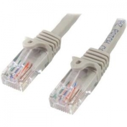 Startech 10m Gray Cat5e Ethernet Patch Cable With Snagless Rj45 Connectors 45pat10mgr
