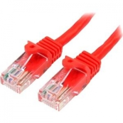 Startech 10m Red Cat5e Ethernet Patch Cable With Snagless Rj45 Connectors 45pat10mrd