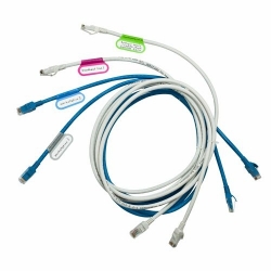 4Cabling Cable Labels Large 60 Pack Blue 003.024.0060