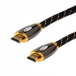 4Cabling 10M Premium Hdmi 2.0 High Speed Cable With Ethernet Channel. 4K @60Hz. Black Mesh 022.009.3010