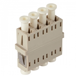 4cabling Lc/ Lc Om1 Coupler Quad Ceramic Sleeve Multimode 015.002.0007