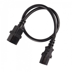 4Cabling 1.5M Iec Extension Cord M-F: Black 011.180.1004
