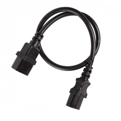 4cabling Iec Extension Cord 5m M-f: Black 011.180.1005