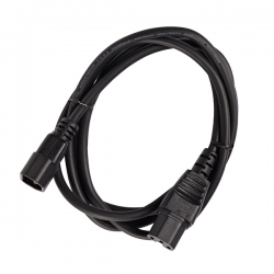 4cabling Iec C15 - C14 Extension Cord - 2m Black Cb-ps-127