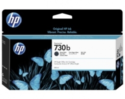 HP 730B 300-ml Matte Black DesignJet Ink Cartridge 3ED51A