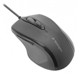 Kensington Pro Fit Usb Wired Mid-size Mouse, Ergonomic Design Matches Natural Hand Curvature Maximising