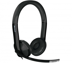 Microsoft LifeChat LX-6000 for Business USB Plug and Play, Noise-Cancelling Mic, In-Line Controls 7XF-00003