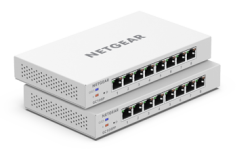 NETGEAR Insight Managed 8-Port Gigabit Ethernet High-Power PoE+ Smart Cloud Switch with 2 SFP Fiber Ports  Gc510Pp-100Ajs