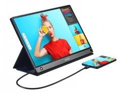 Asus ZenScreen Mb16Amt 15.6" Touch Fhd 1920X1080 5Ms 80Mil:1 Usb-C Built-In Battery 3Yr Mb16Amt