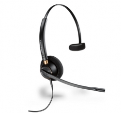 Plantronics Encorepro Hw510v Over-the-head Wideband Monauralvoice Tube Corded Headset 89435-01