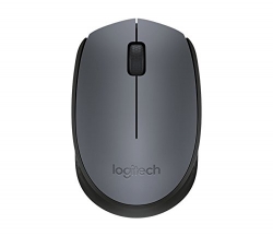 Logitech Mouse: M171 Wireless Ambidextrous - Grey/ Black 910-004655