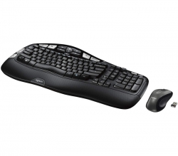 Logitech MK550 Wireless Wave Keyboard and Laser Mouse Combo 920-002555