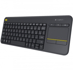Logitech Wireless Touch Keyboard K400 Plus Black With Built-in Touchpad 920-007165 (k400plus)