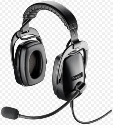 Plantronics Shr2083-01 Dual-ear Circumonaural Headset Ruggedized With Qd 92083-01