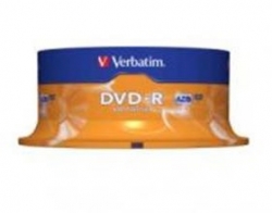 Verbatim Dvd-r 25pk Spindle - 4.7gb 16x 95058
