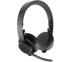 Logitech Zone Wireless Bluetooth Headset for Open Office with Exceptional Sound, and Qi Wireless Charging 981-000799
