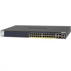 Netgear M4300-28g-poe+ 24-port Fully Managed Stackable Layer 3 Poe+ Switch (24 X 1g Ports With