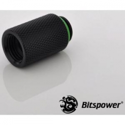 Bitspower G1/4 Hard Tube 25mm Ig1/4 Extender True Hi-flow Design With Hi-quality Brass Material. High Durability Nickel Finished In Matt Black… Bp-mbwp-c62