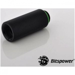 Bitspower G1/4 Hard Tube 40mm Ig1/4 Extender True Hi-flow Design With Hi-quality Brass Material. High Durability Nickel Finished In Matt Black… Bp-mbwp-c64