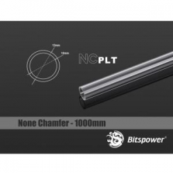 Bitspower None Chamfer Crystal Clear Petg Tube Size Od 12 X 1000mm Bp-ncplt12-l1000