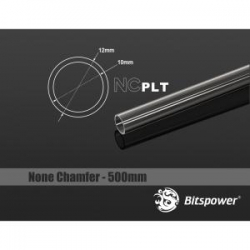 Bitspower None Chamfer Crystal Clear Petg Tube Size Od 12 X 500mm Bp-ncplt12-l500