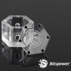 Bitspower Design For Multi-function On Water-tank Hex Design Allows Multi-directional In/out Flow Design. Bp-wthac-le
