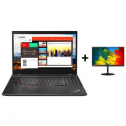 Lenovo ThinkPad T580 I5-8250U 8G 256G W10P + T24M Monitor 20L9000Uau-T24M Monitor