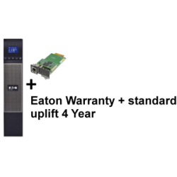 EATON 5PX 1500i RT2U + Warranty+ standard uplift 4 year: 5 seri + Gigabit Network Card (1668735 + 2681777 + 4334350)