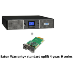 EATON 9PX 1500VA RACK/TOWER 10AMP INPUT + Warranty+ standard uplift 4 year: 9 seri + Gigabit Network Card (3553433 + 2681780 + 4334350)