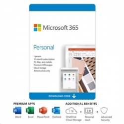 MICROSOFT 365 PERSONAL MAC/WIN ENGLISH (Qq2-00982)